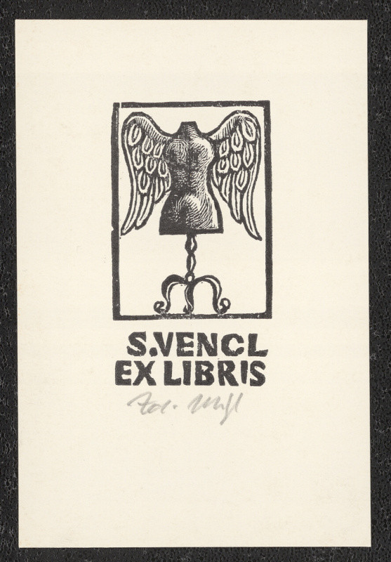 Zdeněk Mézl - S. Vencl Ex libris