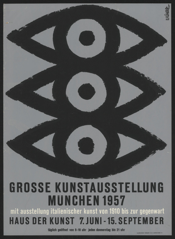 E. Klinger - Grosse Kunstaustellung München 1957