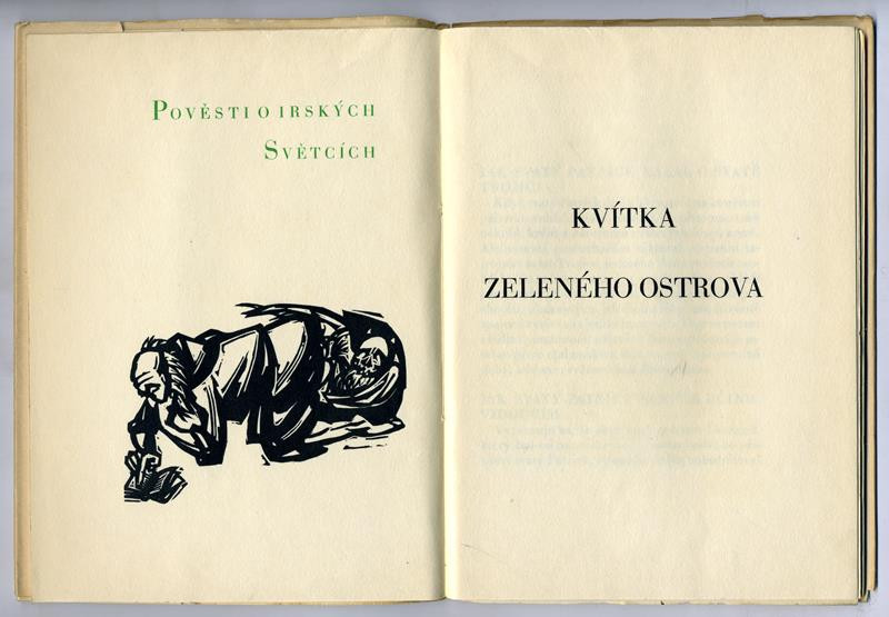 neznámý autor, Hlasy (edice), Vojmír Vokolek, Otto F. Babler - Kvítka zeleného ostrova. Pověsti o irských světcích