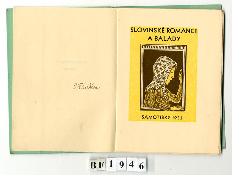 neznámý autor, Otto F. Babler, Albert Schamoni, Hlasy (edice) - Slovinské romance a balady