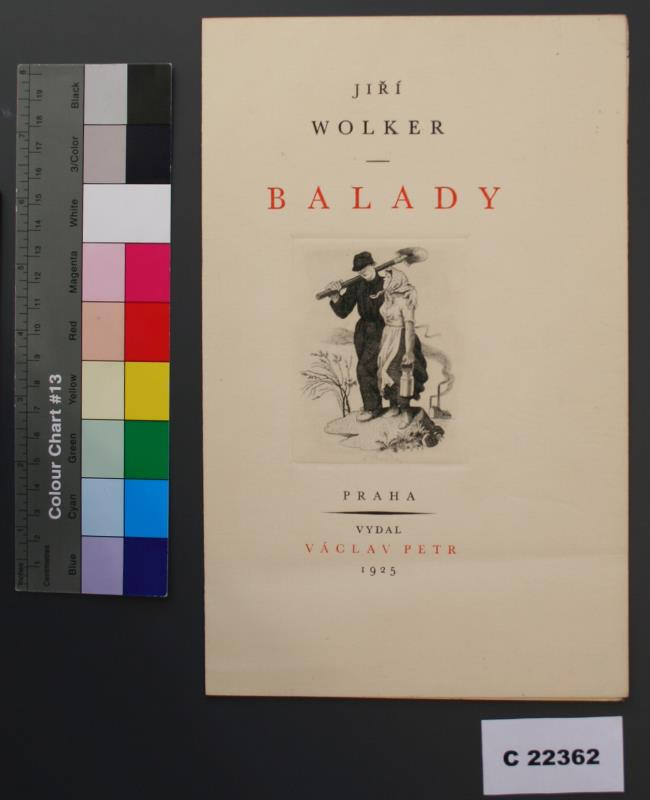 Cyril Bouda - Titulní list - Jiří Wolker: Balady