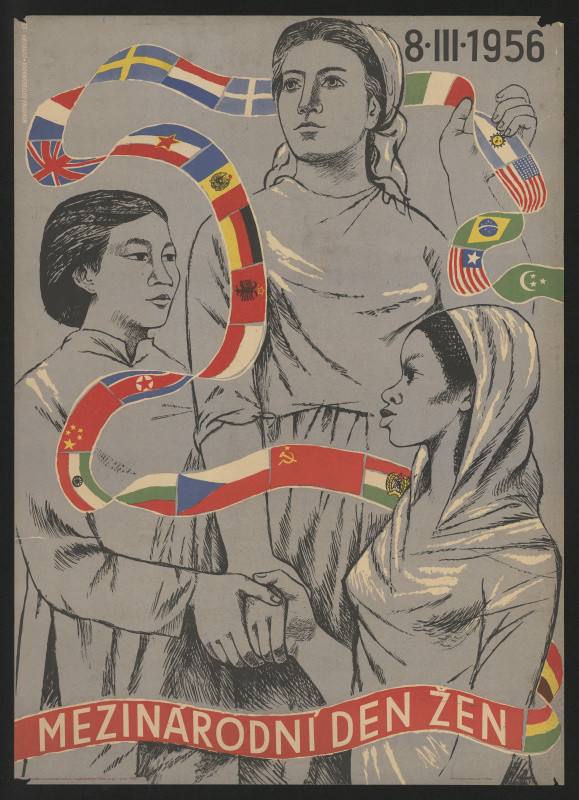 Alena Novotná-Gutfreundová - Mezinárodní den žen 8.3.1956