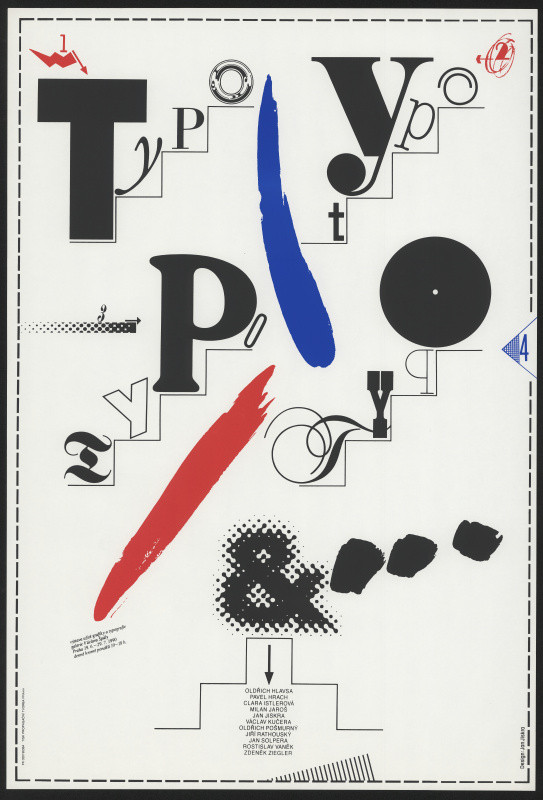 Jan Jiskra - Výstava užité grafiky a typografie, Praha 1990 ...