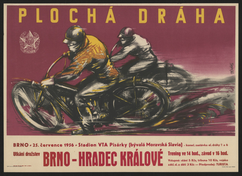 Vladimír Bidlo - Plochá dráha 25.7.1956 Brno Pisárky