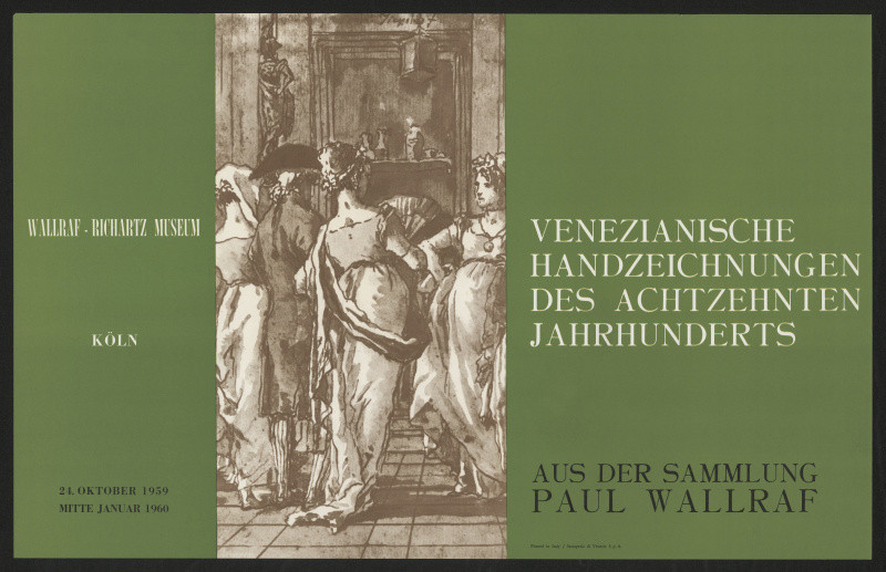 neznámý - Venezianische Handzeichnungen des achtzehnten Jahrhunderts. Aus des Sammlun Paul Wallraf. Wallraf - Richartz - Museum, Köln Deutz