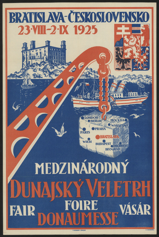 Antonín Chlebeček - Medzinárodný dunajský veletrh Bratislava 1925