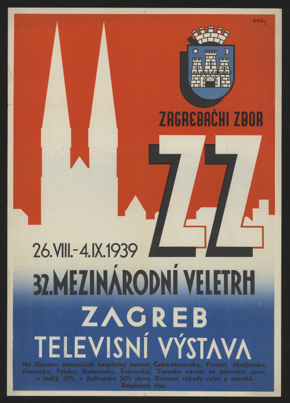 N. Tučný - 32. Mezinárodní veletrh Zagreb. Televisní výstava