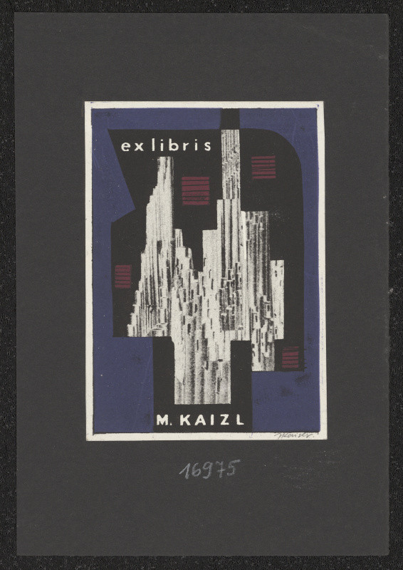 Jaroslav Kaiser - Ex libris M. Kaizl
