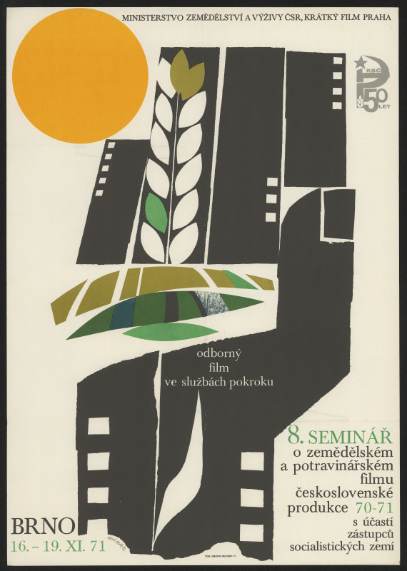 Moravec - Odborný film ve službách pokroku. 8. seminář o zemědělském a potravinářském filmu čsl. produkce, Brno 1971