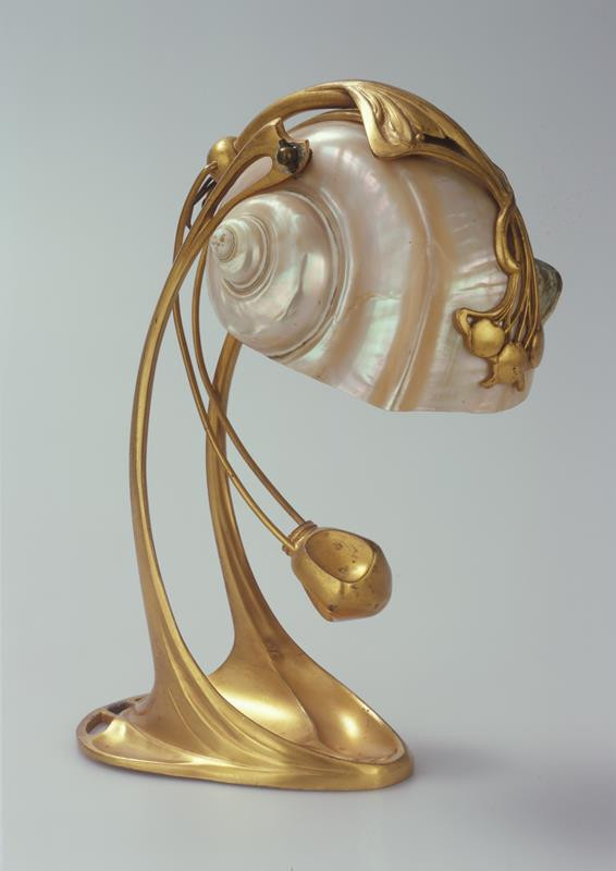 Gustav Gurschner - lampa s mušlí
