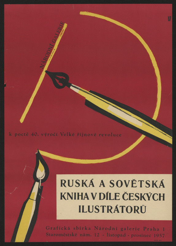 neznámý - Ruská a sovětská kniha v díle českých ilustrátorů, K 40. výr. VŘSR, NG Praha