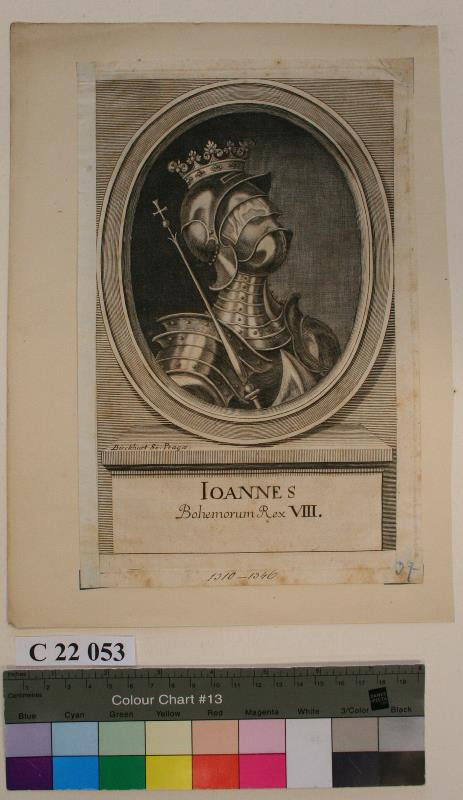 Antonín Birckhart - Joannes  Bohemorum  Rex  VIII.