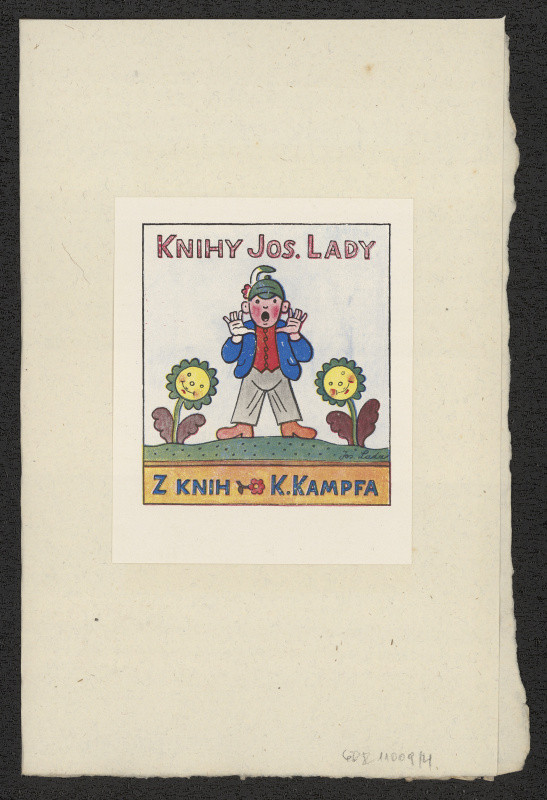 Josef Lada - Knihy Jos. Lady. Z knih K. Kampfa. in Knižní značky národního umělce Josefa Lady. (Praha. 1949)
