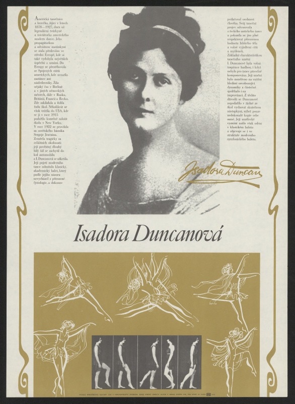 František Kraus - Isadora Duncanová (tanečnice a herečka)