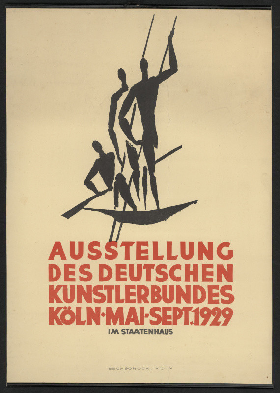 neznámý - Ausstellung des Deustschen Künstlerbundes Köln  ... 1929