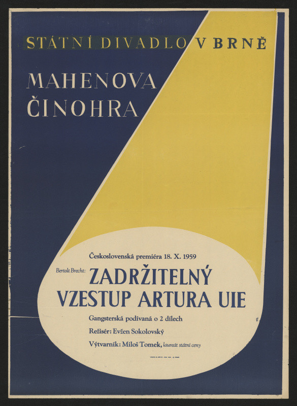 neznámý - Bert. Brecht, Zadržitelný vzestup Artura Nie, Mahenova činohra Brno