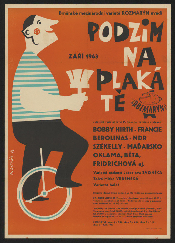 Milan Klvaňa - Podzim na plakátě