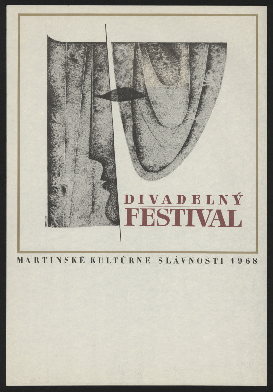 Robert Brož - Divadelný festival, Martin 1968