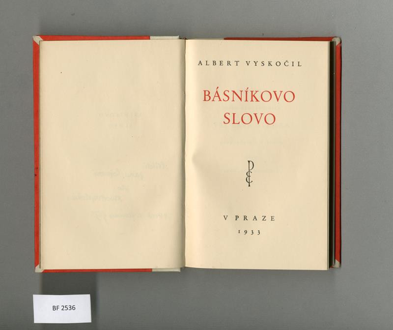 Albert Vyskočil, Jan Mucha, Václav Pour, Pourova edice - Básníkovo slovo. Kritické studie