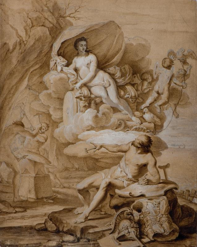 neznámý malíř italský - Venuše a Vulkán