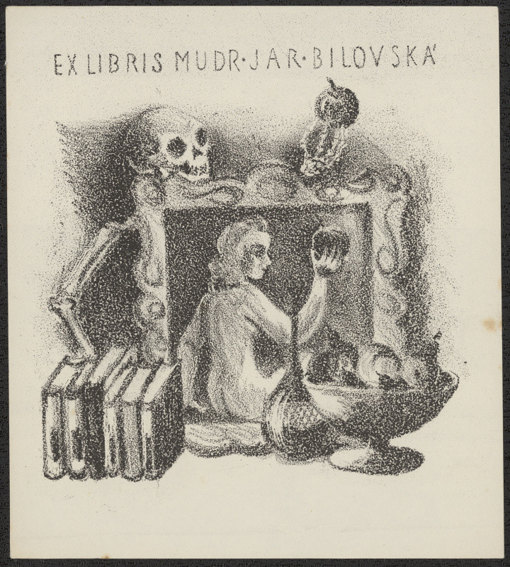 Dobroslava Bilovská - Exlibris MUDr. Jar. Bílovská