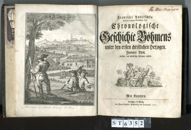 František Pubička, Franz Anton Höchenberg - Choronologische Geschichte Böhmens unter den ersten christlichen Herzogen. Zweyter Theil