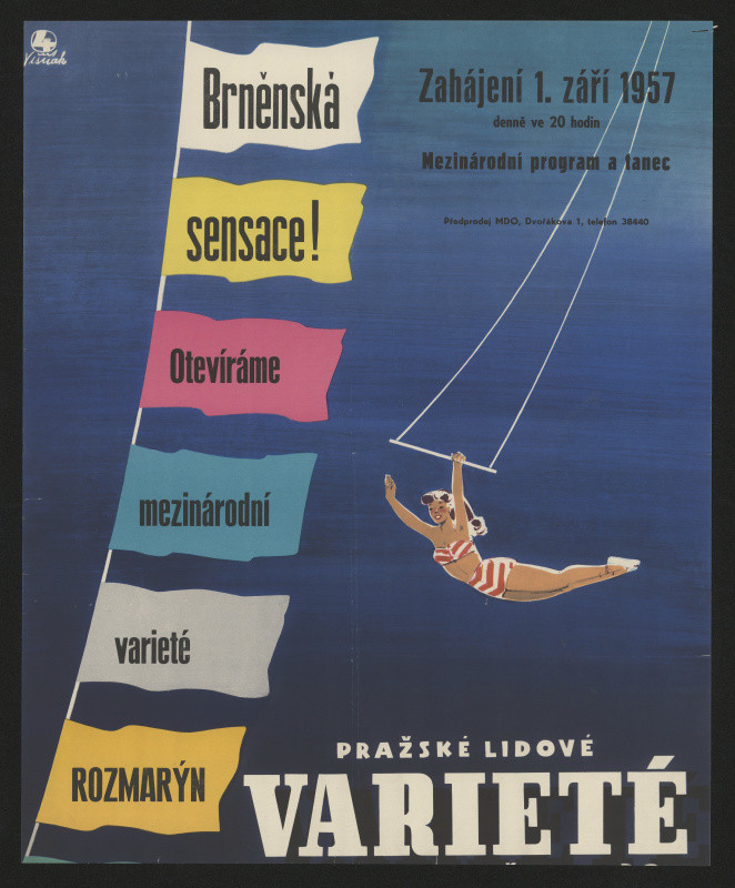 Višňák - Varieté Rozmarýn 1. září 1957, Mezinár. program Brno