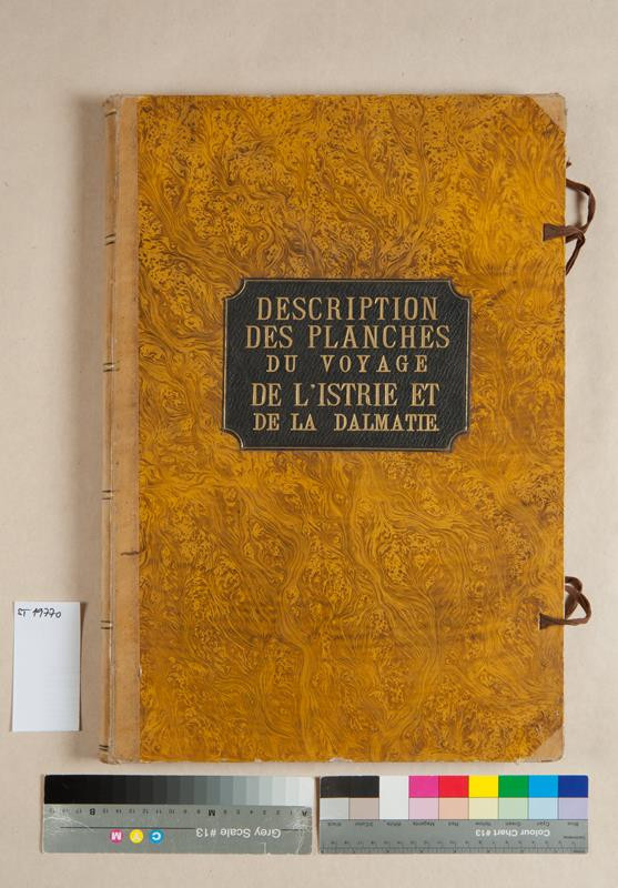 neznámý autor - Description des planches du voyage de l´Istrie et de la Dalmatie