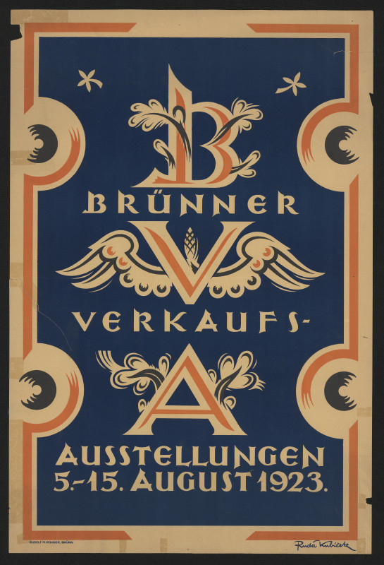 Rudolf (Ruda) Kubíček - Brünner Verkaufs-Ausstellungen