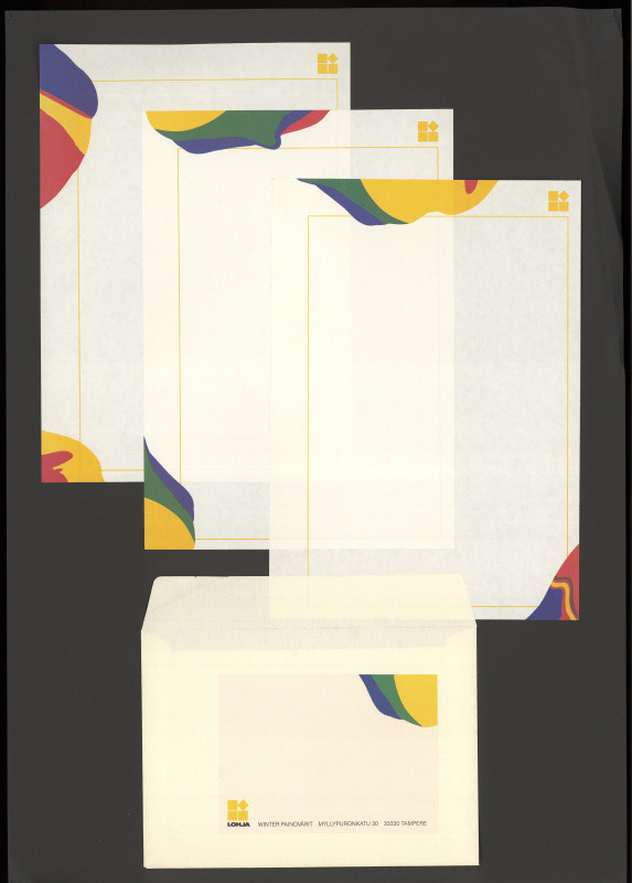 Pentti Pilve - LOHJA - typografické barvy