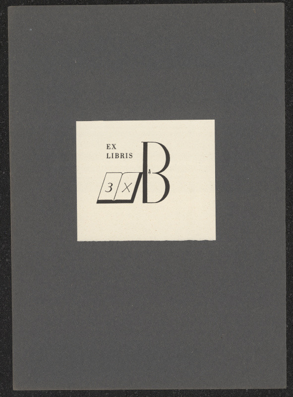 Eduard Milén - Ex libris 3 x B
