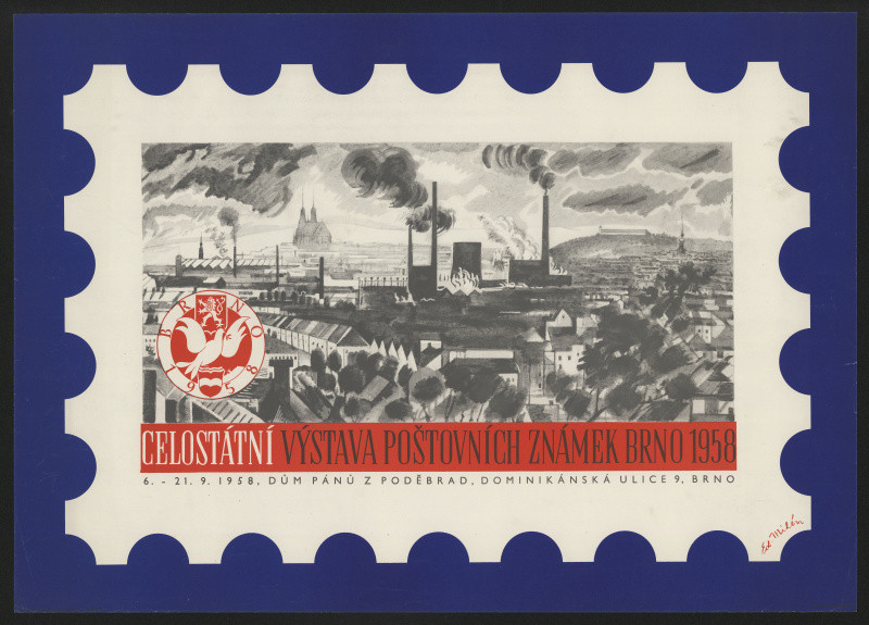 Eduard Milén - Celostátní výstava poštovních známek