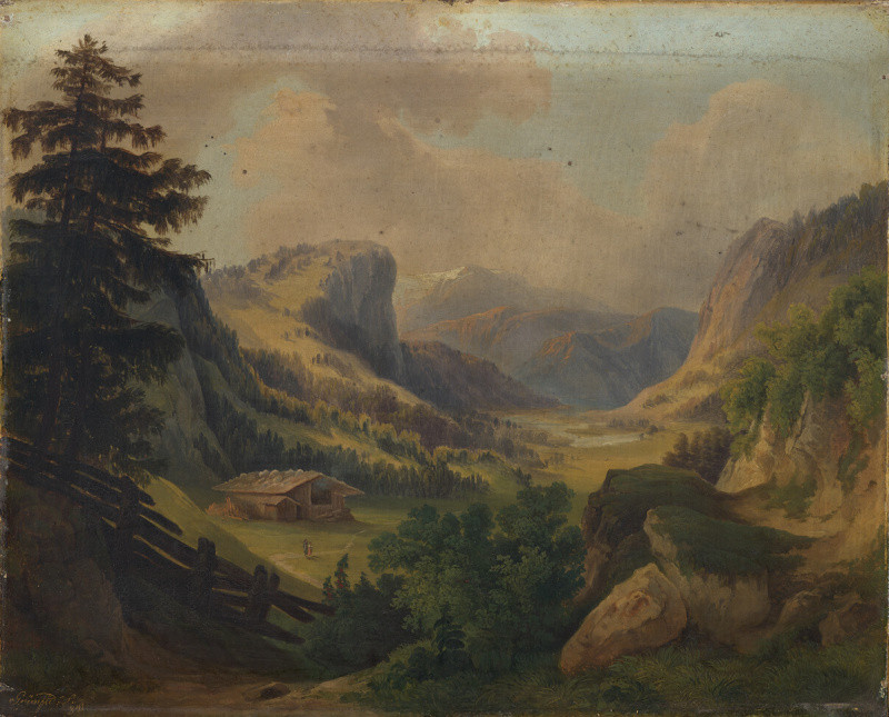 Ludwig Grünfeld - Alpská krajina