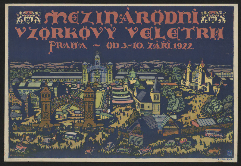 Karel Vavřina - Veletrh Praha 1922