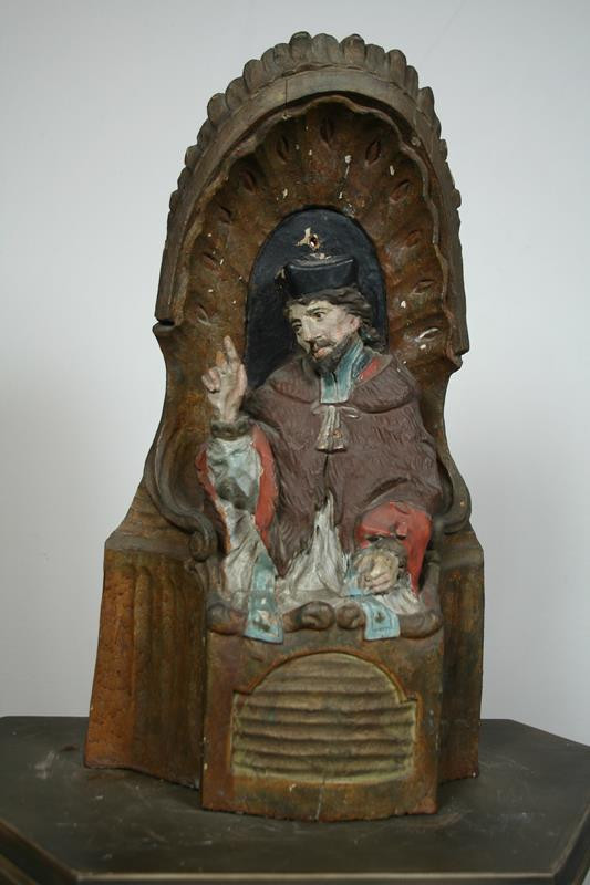 neznámý sochař - Sv. Jan Nepomucký v kazatelně