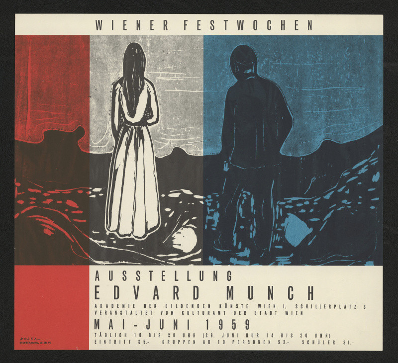 Hermann Kosel - Edvard Munch, Akademie d. bildenden Künste, Wien