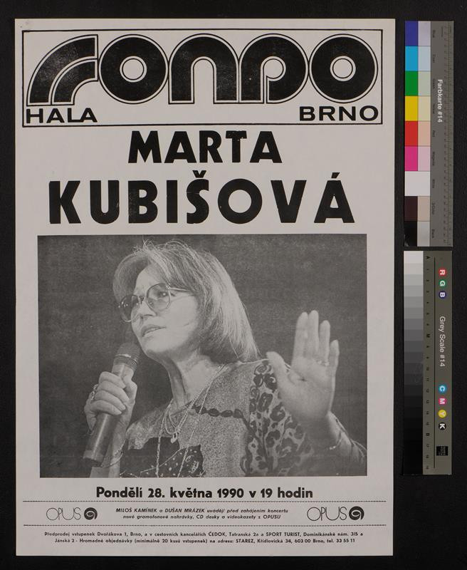 Jef Kratochvíl - Marta Kubišová, Rondo hala Brno