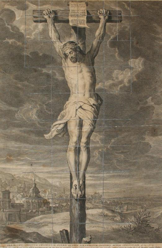 Martin van den (Martinus) Enden - Kristus na kříži