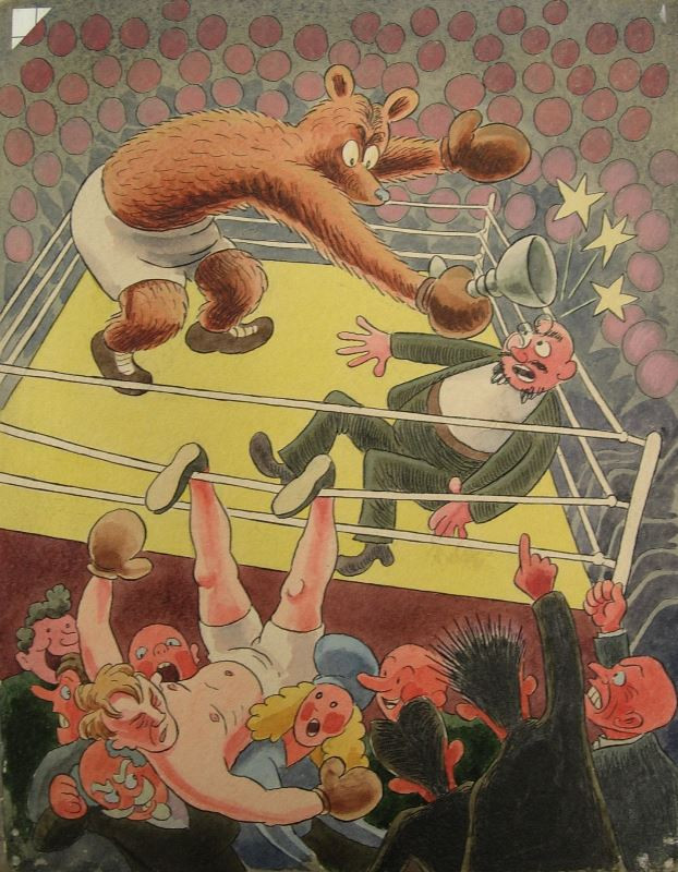 Ondřej Sekora - Ilustrace ke knize F. Weniga Brumla na cestách
