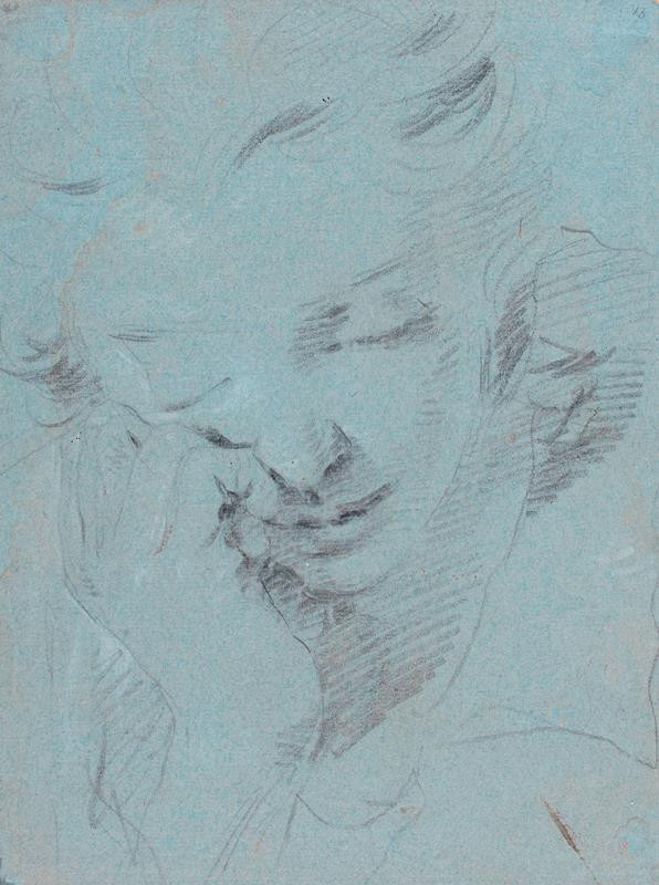 Giovanni Battista Tiepolo - podle - Hlava mladého muže
