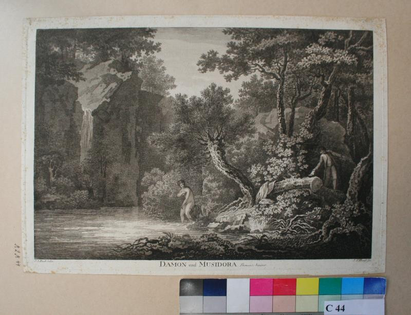 Johann Friedrich Bause - Damon und Musidora