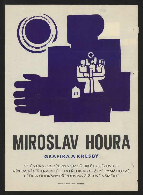 Miroslav Houra - Miroslav Houra, Grafika a kresby. Krajs. středisko státní památkové péče České Budějovice 1977