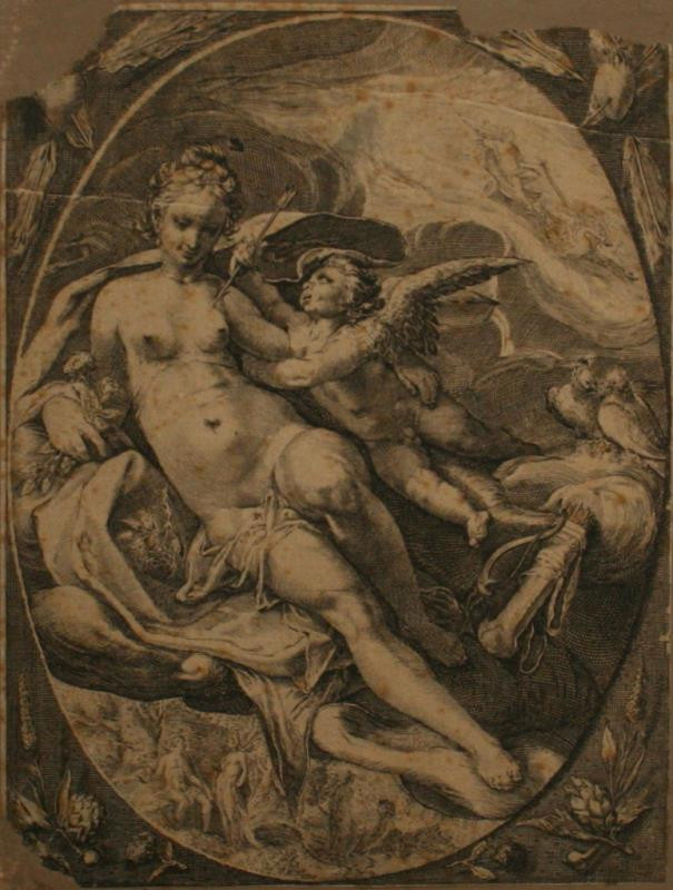 neurčený autor - Venuše a Cupido