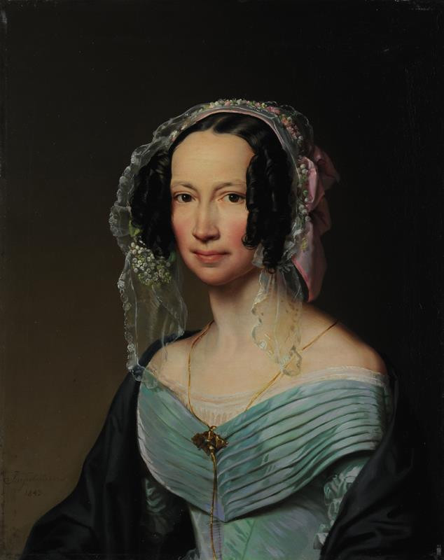 Leopold Kupelwieser - Podobizna dámy (Rosalie von Hohenwart?)