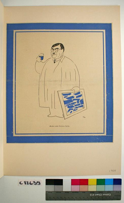 Adolf Hoffmeister - Soubor Česká satirická kresba: Modrá voda Václava Špály