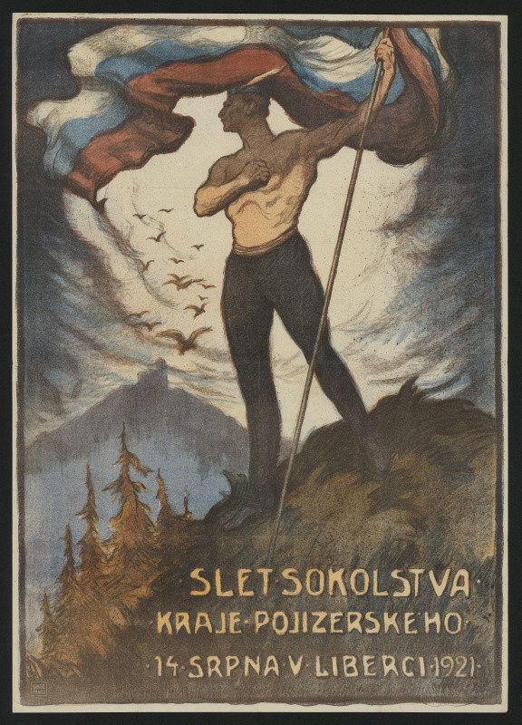 neurčený autor - Slet sokolstva kraje Pojizerského v Liberci 1921