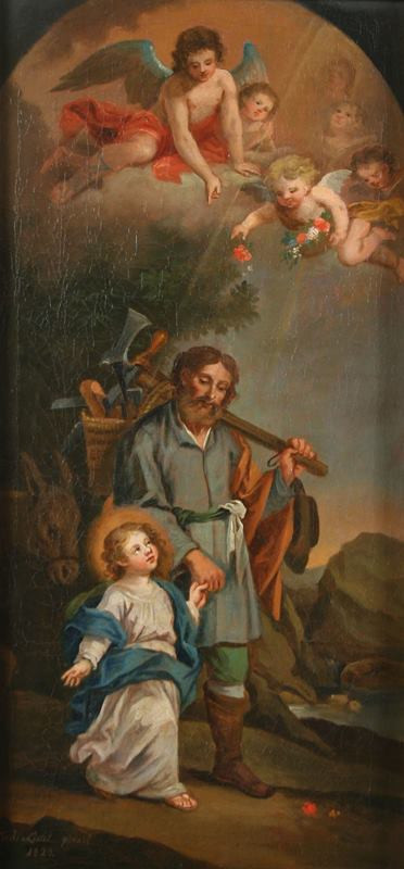 Josef Ferdinand Licht - Sv. Josef s Ježíškem