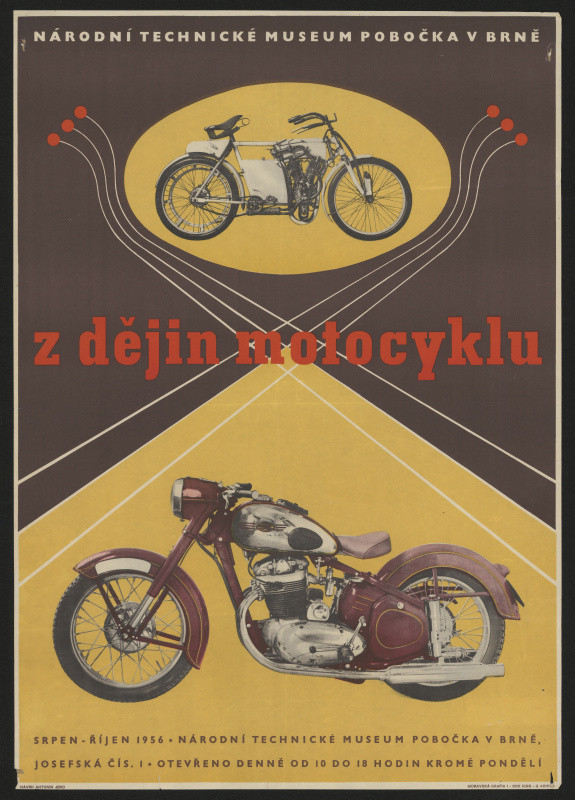 Antonín Jero - Národní technické museum pobočka v Brně. Z dějin motocyklu.