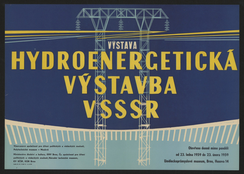 neznámý - Hydroenergetická výstavba v SSSR, UPM Brno, Husova 14