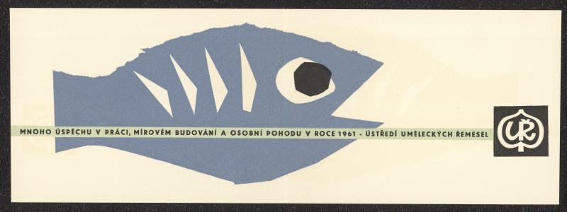 neznámý - Novoročenka 1961 - Umělecká řemesla
